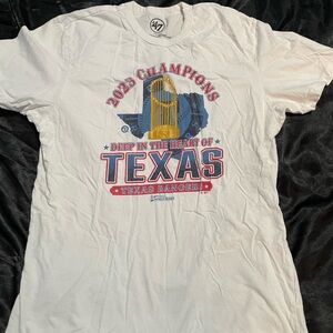 47 Brand Texas Rangers 2023 Champions Tee in White